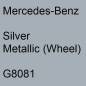 Preview: Mercedes-Benz, Silver Metallic (Wheel), G8081.